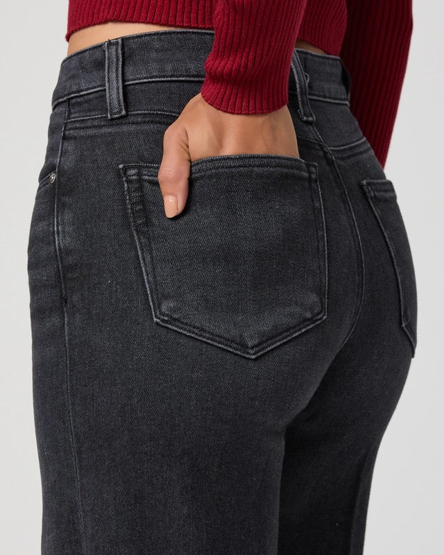 Tatum 32" Wide Leg Jean Ink Black