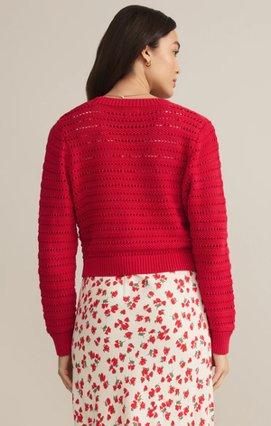 Romance Cardigan Cherry