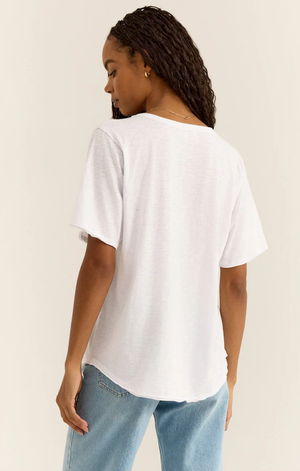 Monterey Slub Tee White