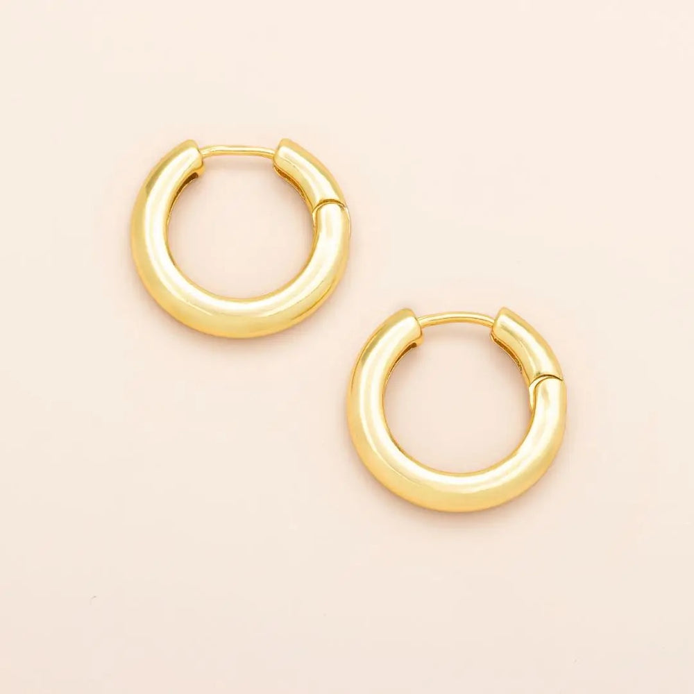 Refined - Stellar Hoop Medium / Gold Vermeil