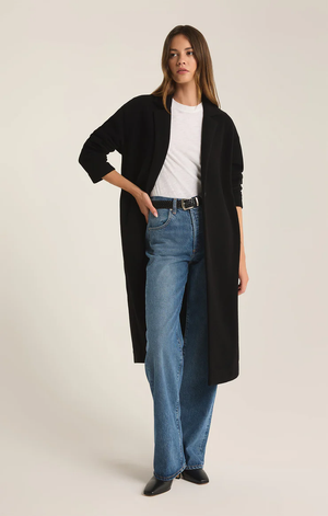 Mason Coat Black-Mapel Boutique