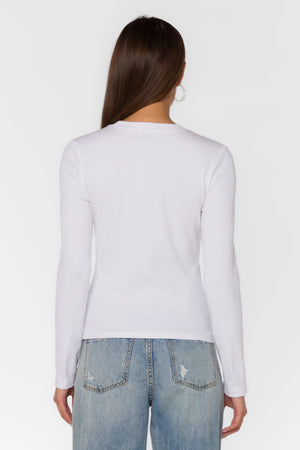 Kuri Long Sleeve Shirt Optic White