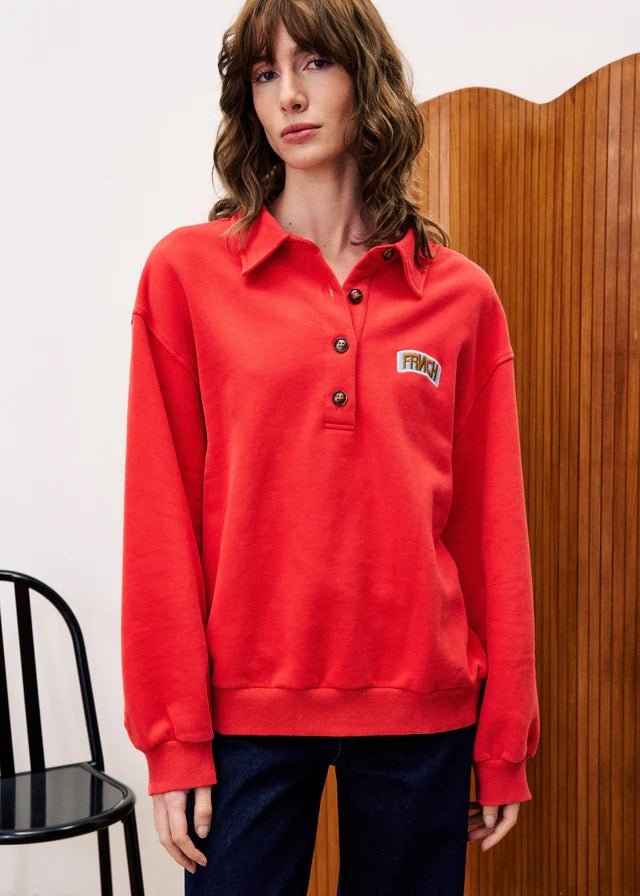 Tulipe Sweatshirt Rouge