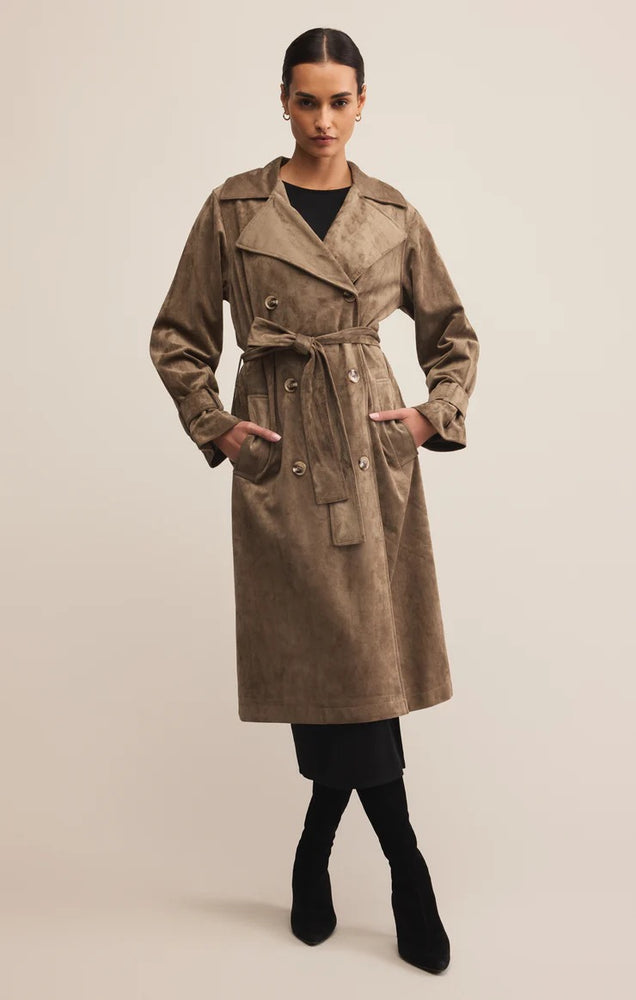 Dorian Suede Trench Retreat