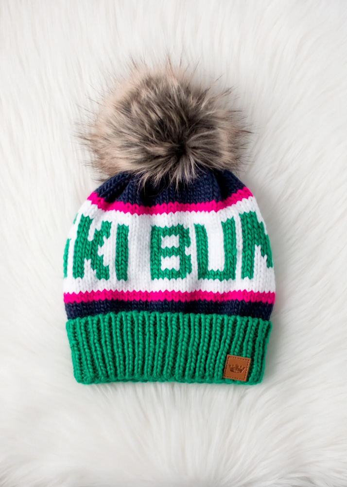 Ski Bum Pom Beanie