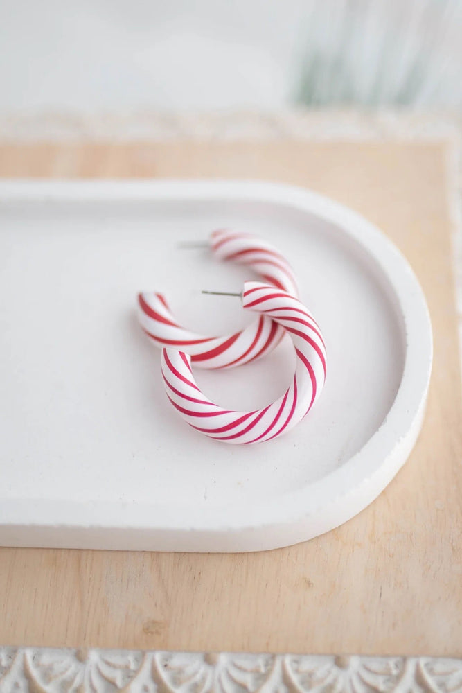 Candy Cane Hoops