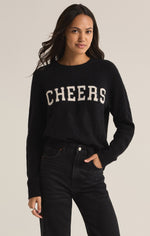 Lizzy "Cheers" Sweater Black