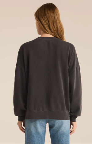 Fa La La Sunday Sweatshirt Black Sand