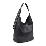 Jacqueline Hobo Bag Vegan Leather Black