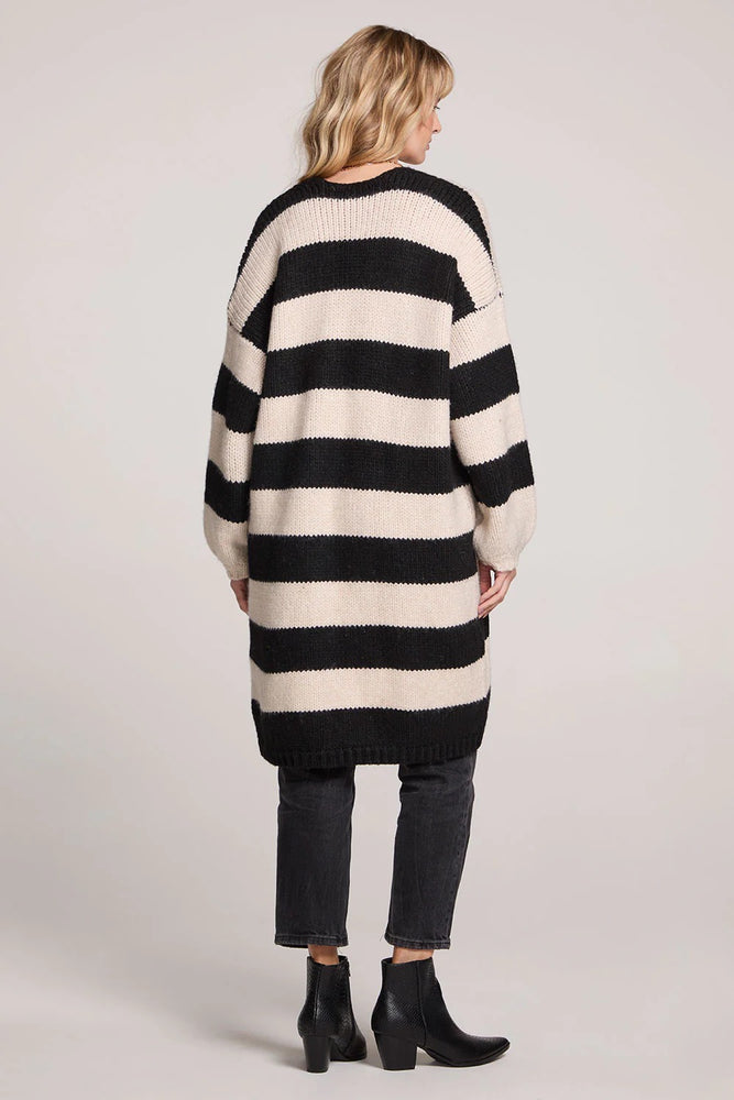 Emersyn Sweater Sand/Black Stripe