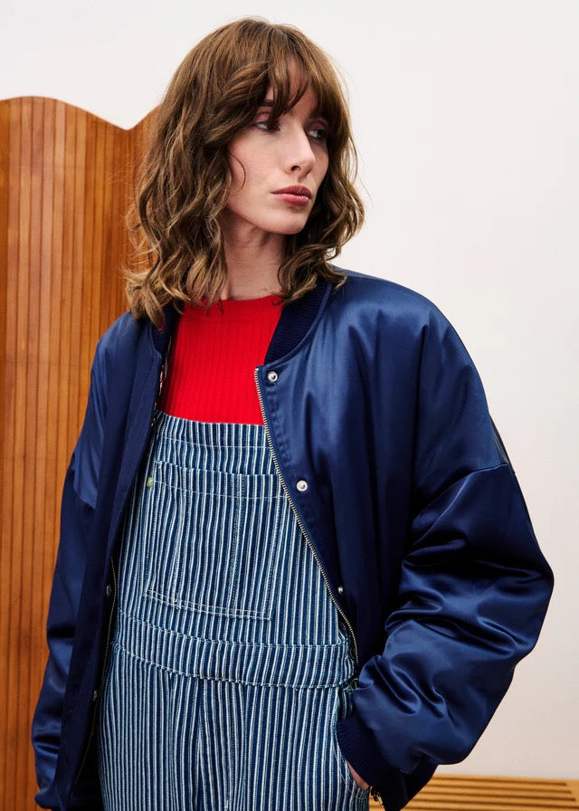 Assam Bomber Jacket Blue Marine