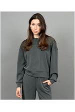 Lucie Super Soft Modal Pullover Dark Ivy