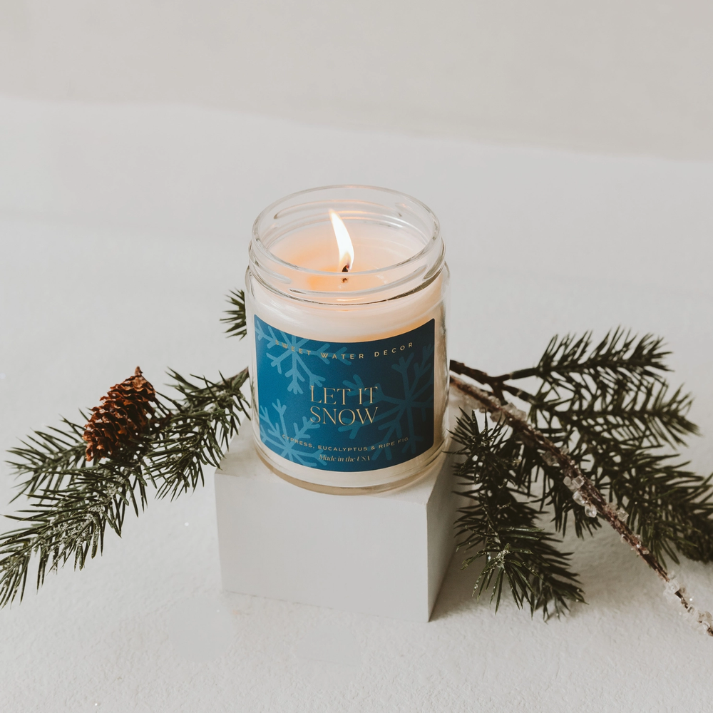 Let It Snow Soy Candle 9oz