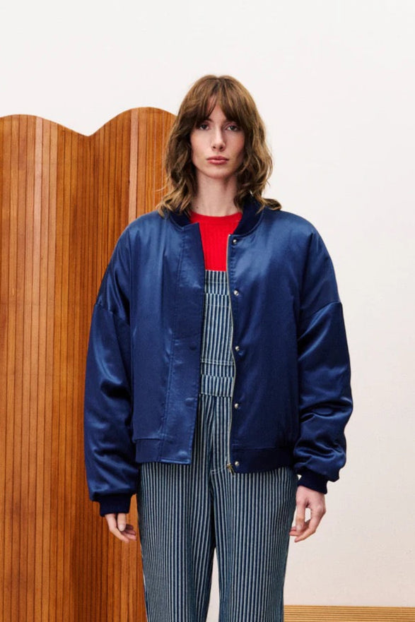 Assam Bomber Jacket Blue Marine