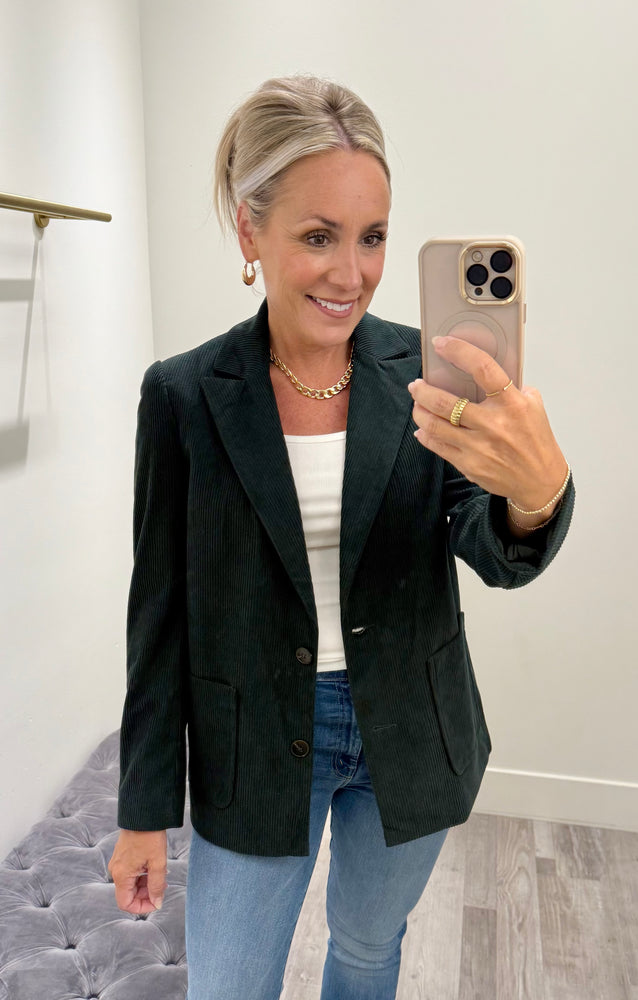 Peak Blazer Dark Green