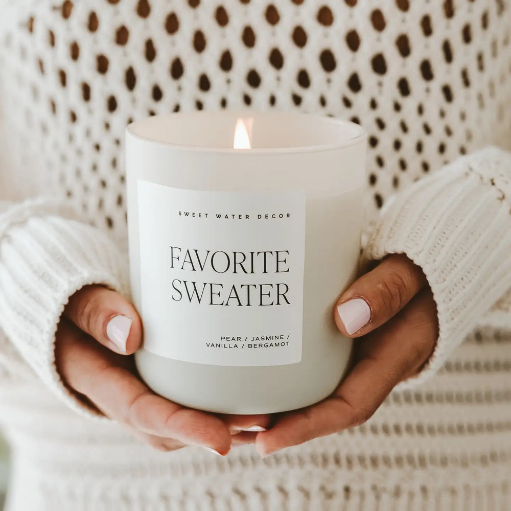 Favorite Sweater Soy Candle Matte 15oz