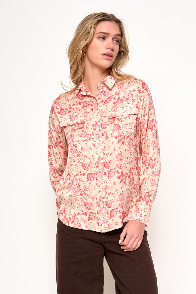 Ezra Top Vintage Pink Floral