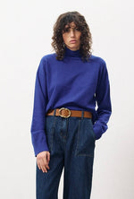 Noir Turtleneck Sweater Electric Blue