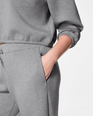 Spanx Air Essentials Cinched Hoodie Med Hth Grey