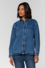 Bandita Denim Shacket Classic Indigo