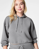 Spanx Air Essentials Cinched Hoodie Med Hth Grey