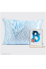 Bridgerton Satin Pillowcase - Toile de Blue