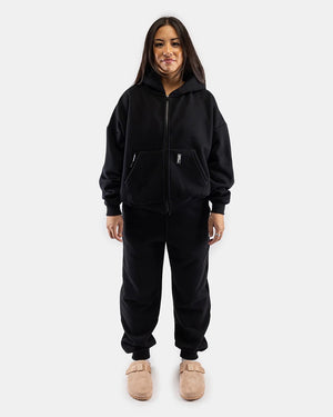 Women's Cloudburst Zip Hoodie (Water-Resistant) Black