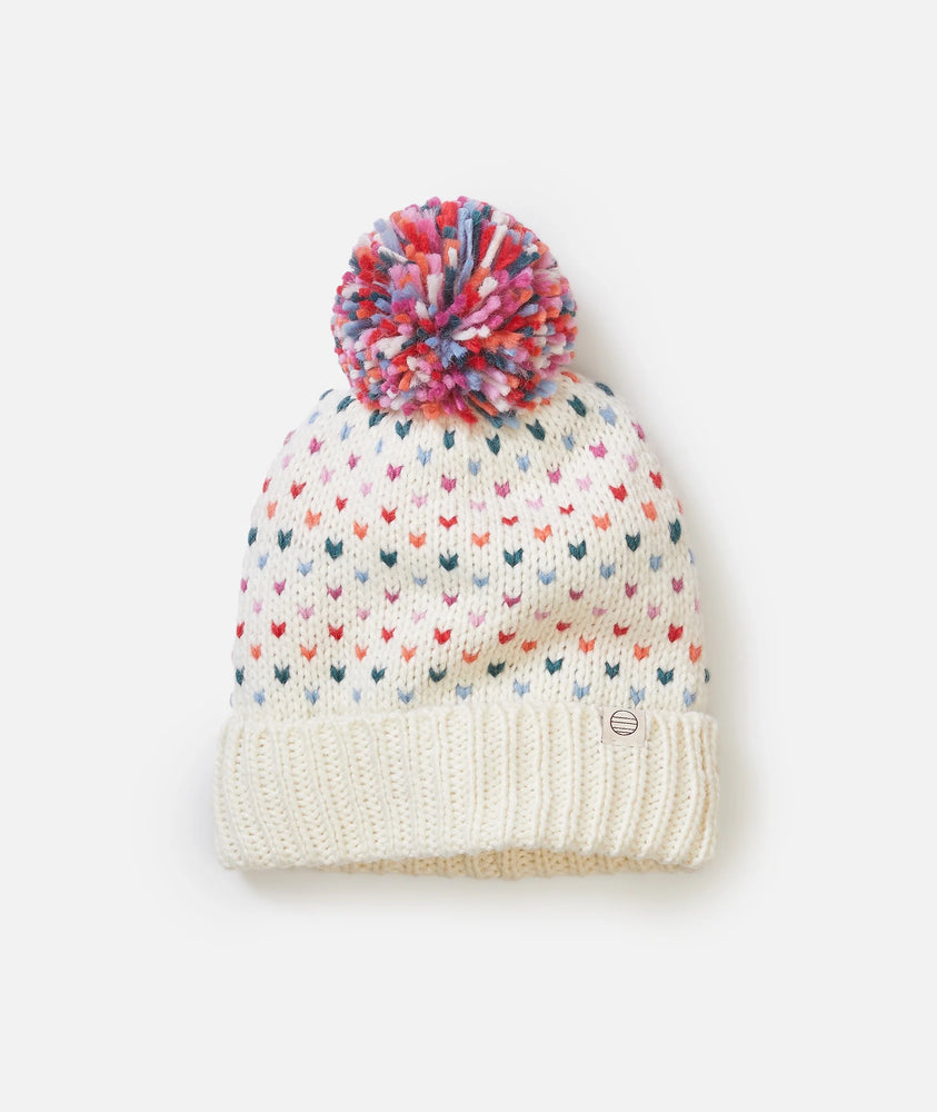Rainbow Pom Beanie OSFM