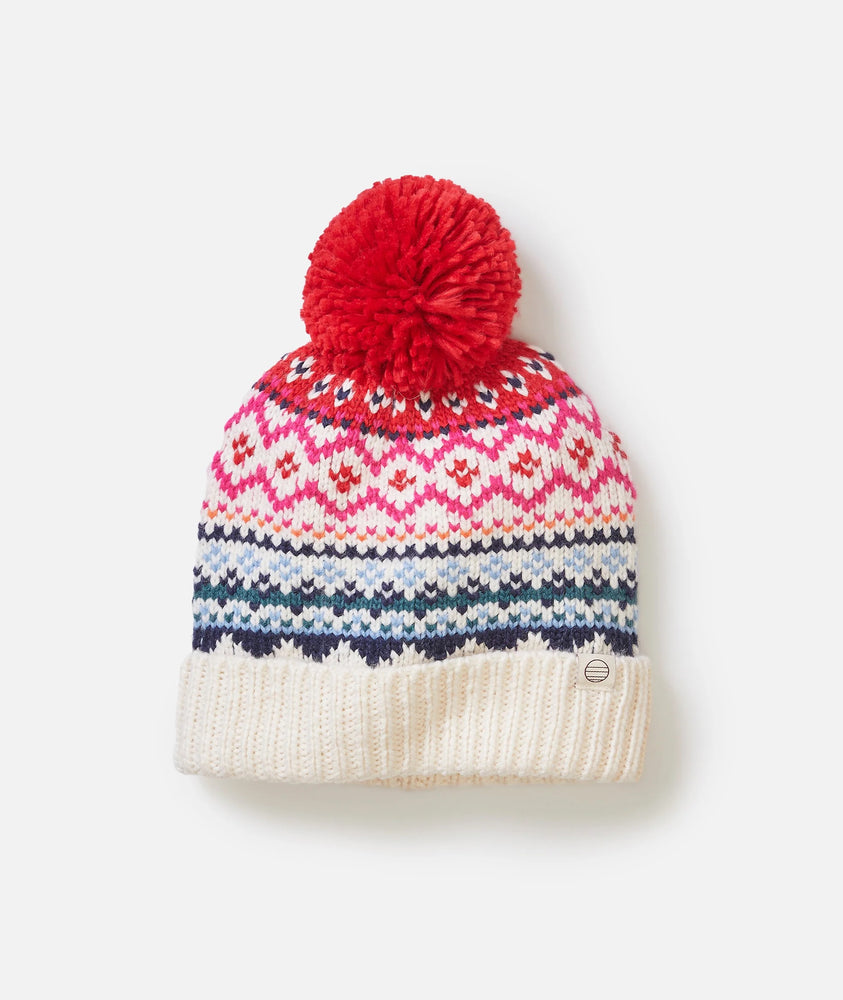 Fair Isle Pom Beanie OSFM
