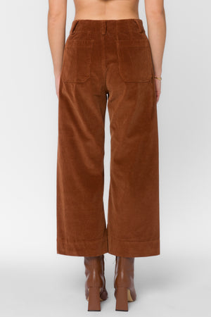 Alyx Wide Leg Crop Patch Pocket Corduroy Copper