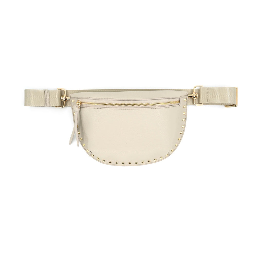 Studded Belt Bag Ivory