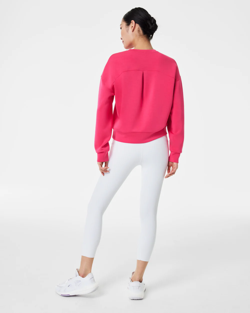 Spanx Air Essentials Crew Cerise Pink