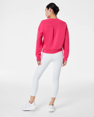 Spanx Air Essentials Crew Cerise Pink