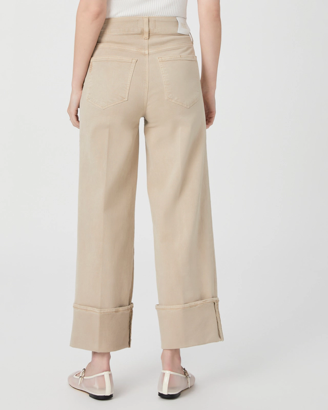 Sasha Ankle Cuffed Wide Leg Jean Vintage Soft Sand