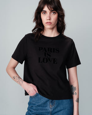 Nobuto Paris is Love Tee Noir-Mapel Boutique