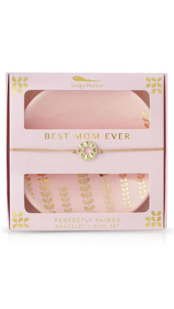 Bracelet & Dish Set - Best Mom Ever