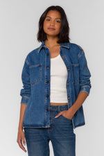 Bandita Denim Shacket Classic Indigo