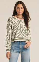 Yeva Sweater Palm Green