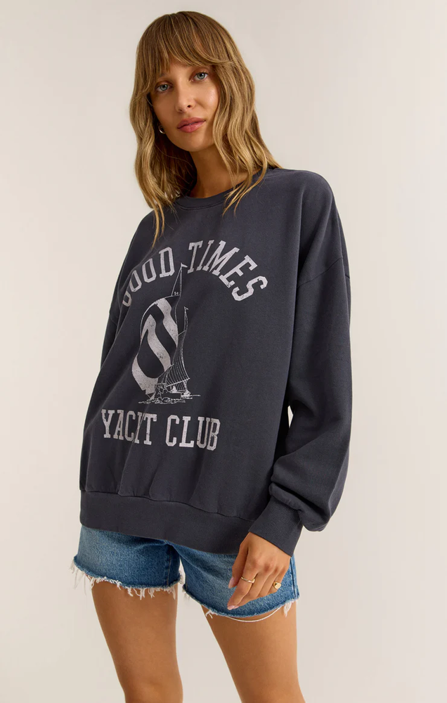 Yacht Club Sunday Sweatshirt Supernova
