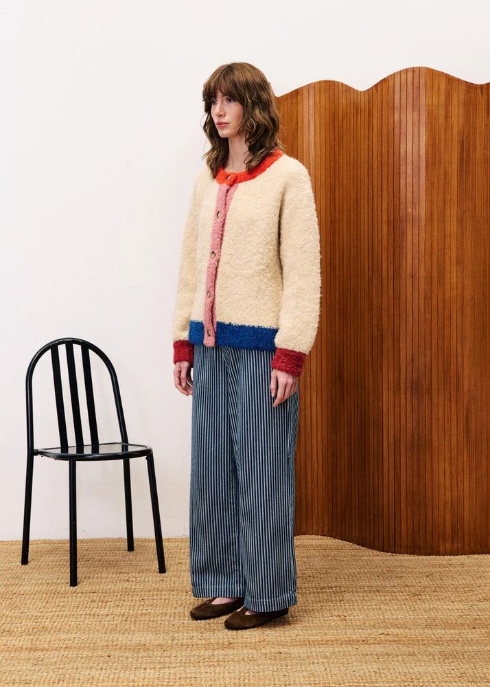 Cyclamen Cardigan Cream