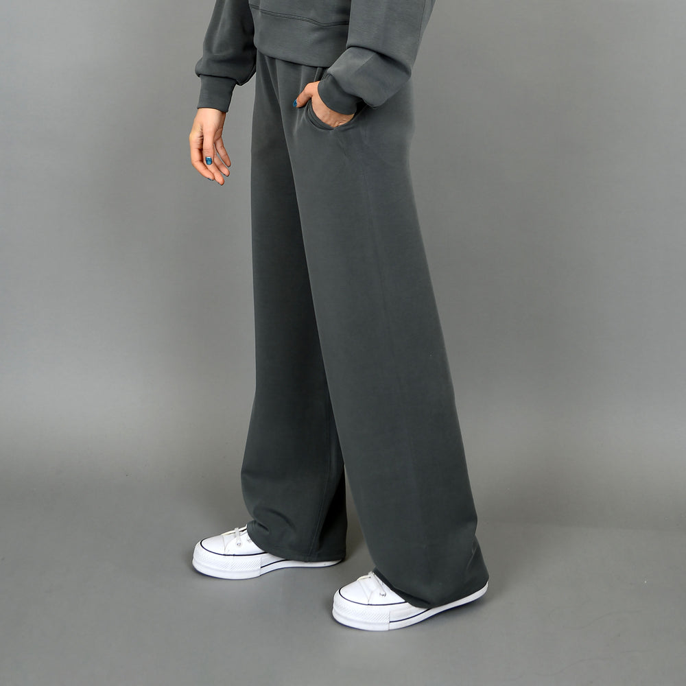 Victoria Super Soft Modal Wide Leg Pant Dark Ivy