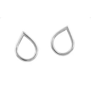 Agapantha Raindrop Studs Sterling Silver