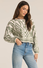 Yeva Sweater Palm Green