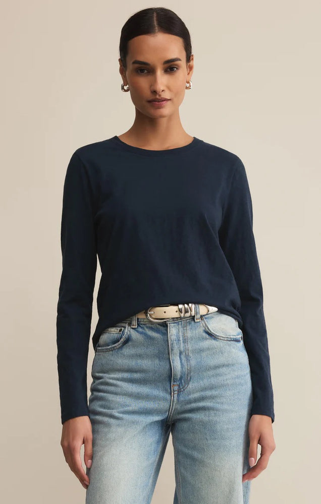 Modern Slub Long Sleeve Tee Eclipse