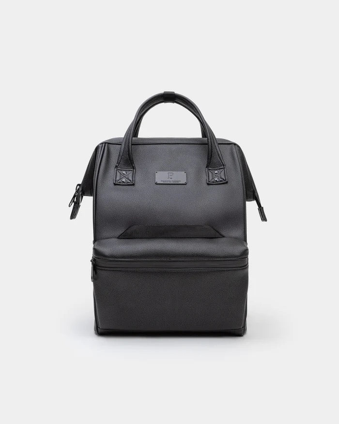 Cascade Backpack - Standard - Black Leatherlite