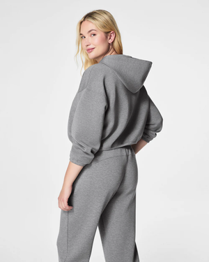 Spanx Air Essentials Cinched Hoodie Med Hth Grey