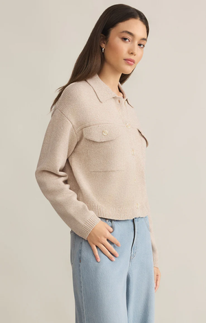 Cielo Knit Jacket Parchment