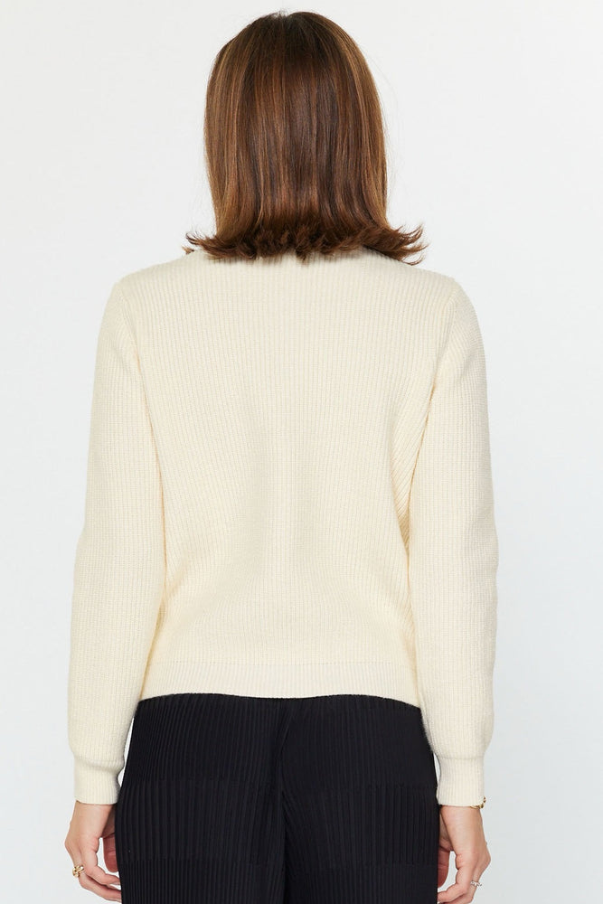 Elizabeth Embellished Cardigan Ivory