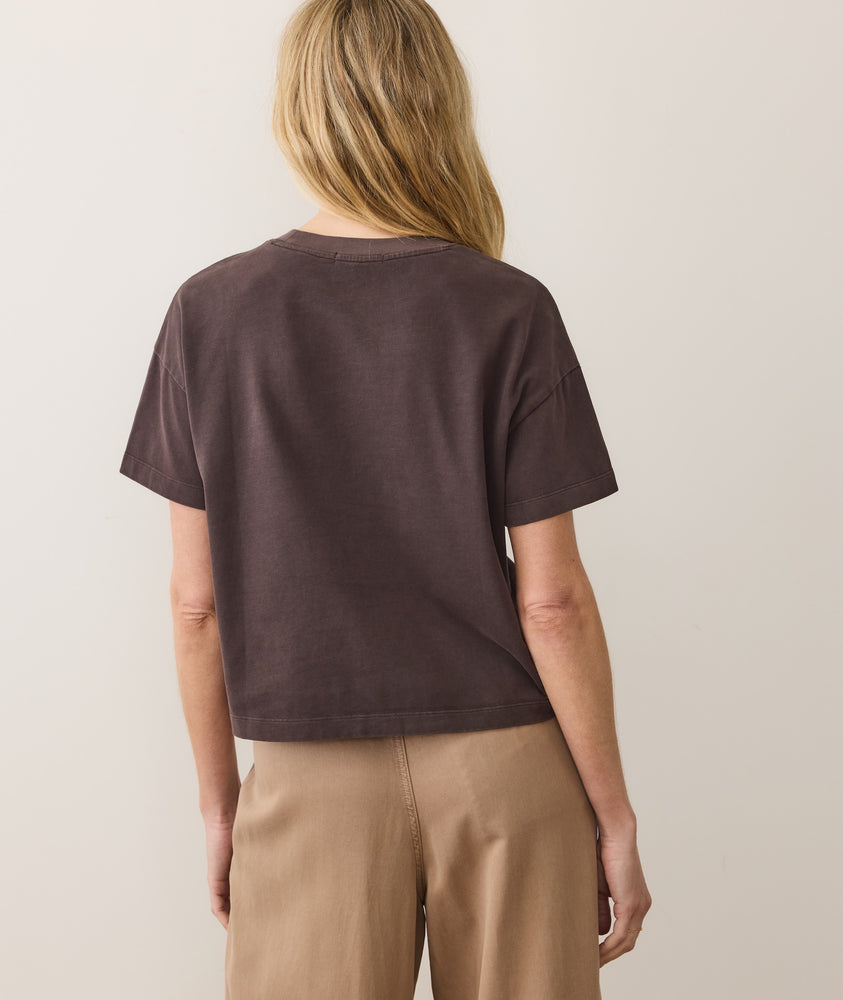 Cloud 9 Jersey Crew Tee Coffee