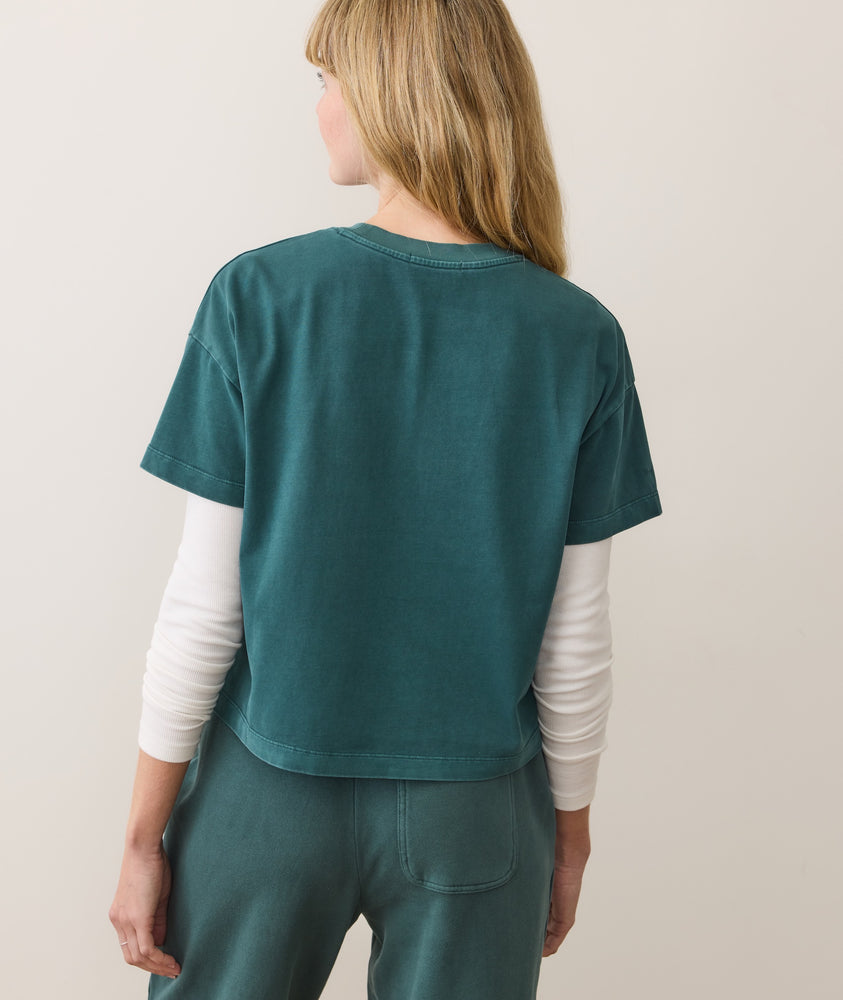 Cloud 9 Jersey Crew Tee Rain Forest